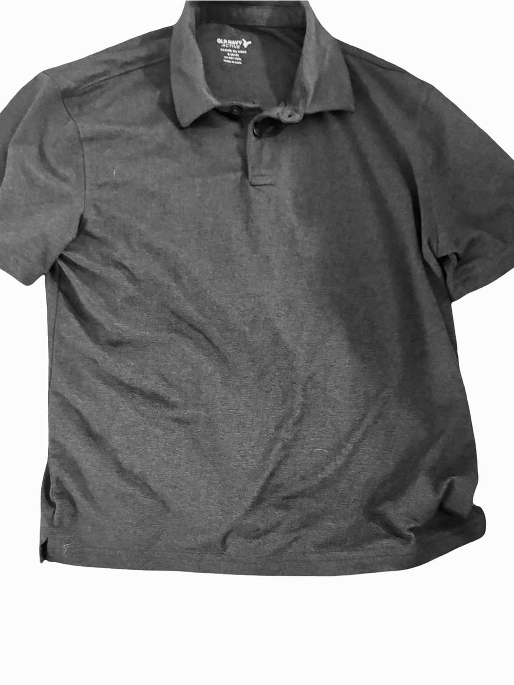 Old Navy Boy’s Short-Sleeve Polo Shirt - Charcoal Gray